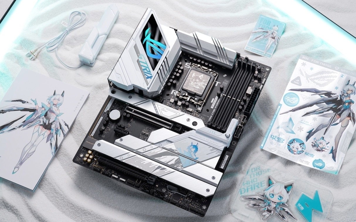 ROG DAY大亮点 雪武战姬现身讲华硕Z790吹雪新主板